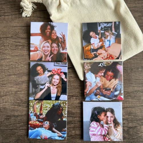 Pack of 5 fridge magnets 50mmx50mm Custom made